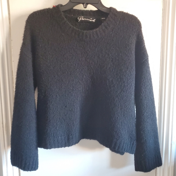 Parrish LA Sweaters - Parrish LA Women's Wool Cashmere Blend Sweater Size S Minimal Neutrals cozy
